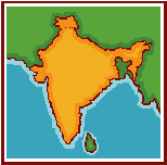 インドの市街地の一部