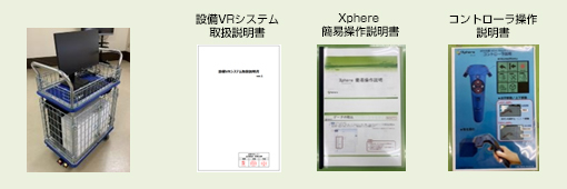 設備VRシステム取扱説明書 Xphere簡易操作説明書 コントローラ操作説明書