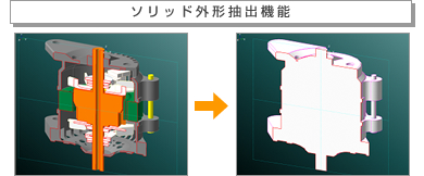 ソリッド外形抽出機能