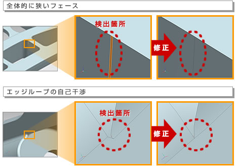 高品質なデータ修正機能