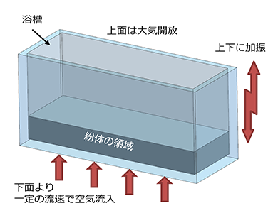 実験装置の概略図